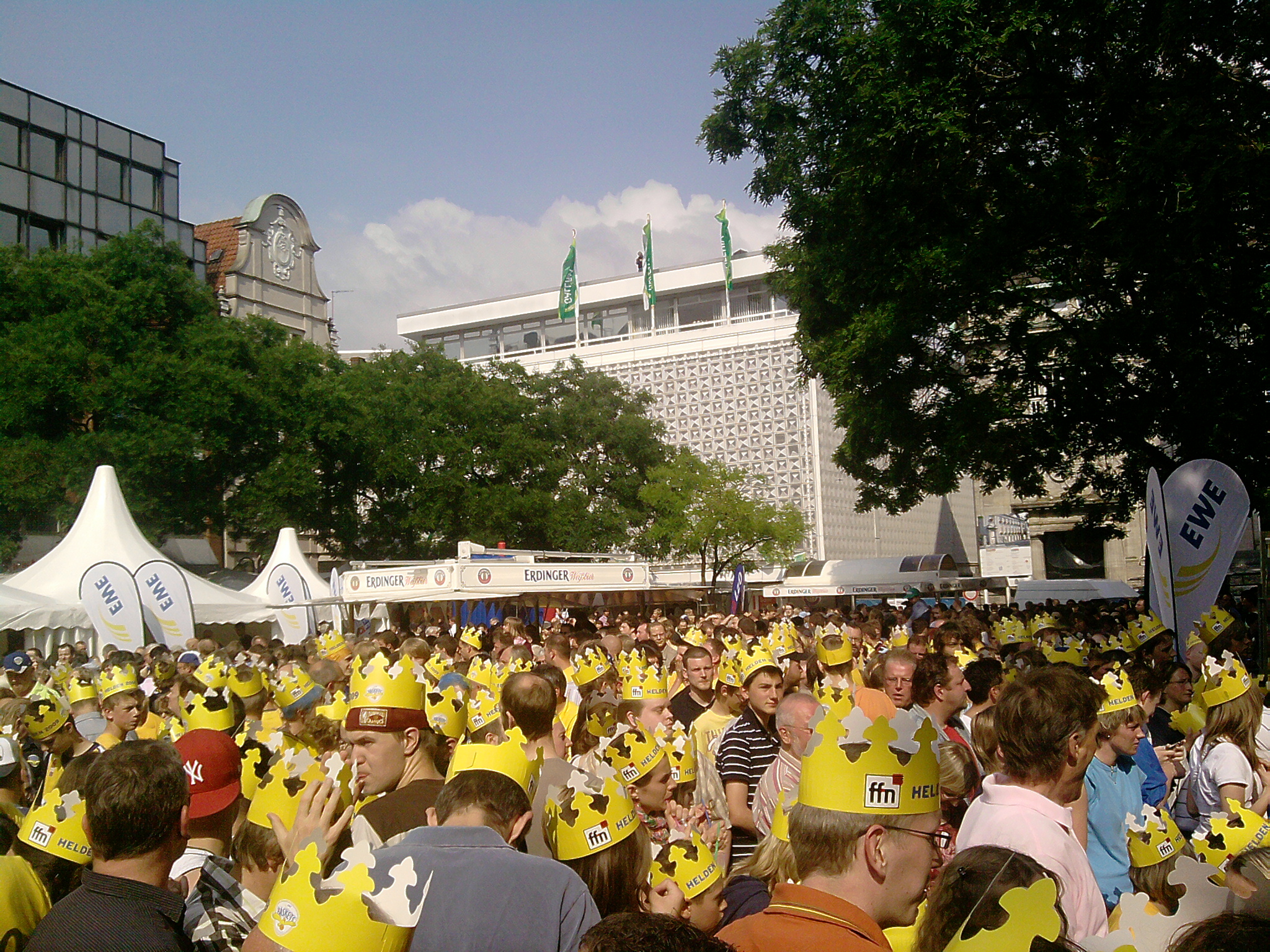 Meisterfeier Marktplatz