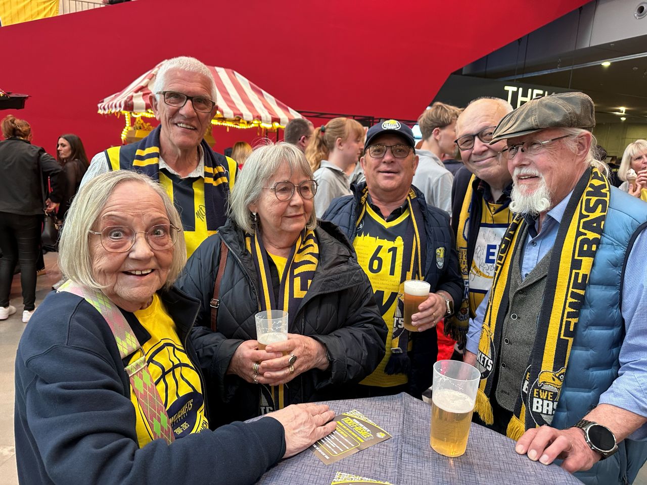 Treffen vor dem Spiel